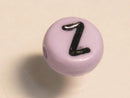 TOKO-BEADS P009-2-Z Alphabet (Z) 7mm P009-2-Z アルファベット（Z） 7mm Asian bead & African bead  Handmade,Lampeork,bead,asia,india,ethnic,parts,accessory,beads とんぼ玉,ビーズ,トンボ玉,アジア,インド,エスニック,手作り,パーツ,アクセサリー