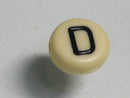 TOKO-BEADS P009-3-D Alphabet (D) 7mm P009-3-D アルファベット（D） 7mm Asian bead & African bead  Handmade,Lampeork,bead,asia,india,ethnic,parts,accessory,beads とんぼ玉,ビーズ,トンボ玉,アジア,インド,エスニック,手作り,パーツ,アクセサリー