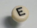 TOKO-BEADS P009-3-E Alphabet (E) 7mm P009-3-E アルファベット（E） 7mm Asian bead & African bead  Handmade,Lampeork,bead,asia,india,ethnic,parts,accessory,beads とんぼ玉,ビーズ,トンボ玉,アジア,インド,エスニック,手作り,パーツ,アクセサリー