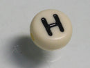 TOKO-BEADS P009-3-H Alphabet (H) 7mm P009-3-H アルファベット（H） 7mm Asian bead & African bead  Handmade,Lampeork,bead,asia,india,ethnic,parts,accessory,beads とんぼ玉,ビーズ,トンボ玉,アジア,インド,エスニック,手作り,パーツ,アクセサリー