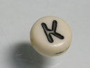 TOKO-BEADS P009-3-K Alphabet (K) 7mm P009-3-K アルファベット（K） 7mm Asian bead & African bead  Handmade,Lampeork,bead,asia,india,ethnic,parts,accessory,beads とんぼ玉,ビーズ,トンボ玉,アジア,インド,エスニック,手作り,パーツ,アクセサリー