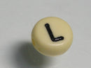 TOKO-BEADS P009-3-L Alphabet (L) 7mm P009-3-L アルファベット（L） 7mm Asian bead & African bead  Handmade,Lampeork,bead,asia,india,ethnic,parts,accessory,beads とんぼ玉,ビーズ,トンボ玉,アジア,インド,エスニック,手作り,パーツ,アクセサリー