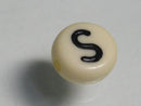 TOKO-BEADS P009-3-S Alphabet (S) 7mm P009-3-S アルファベット（S） 7mm Asian bead & African bead  Handmade,Lampeork,bead,asia,india,ethnic,parts,accessory,beads とんぼ玉,ビーズ,トンボ玉,アジア,インド,エスニック,手作り,パーツ,アクセサリー