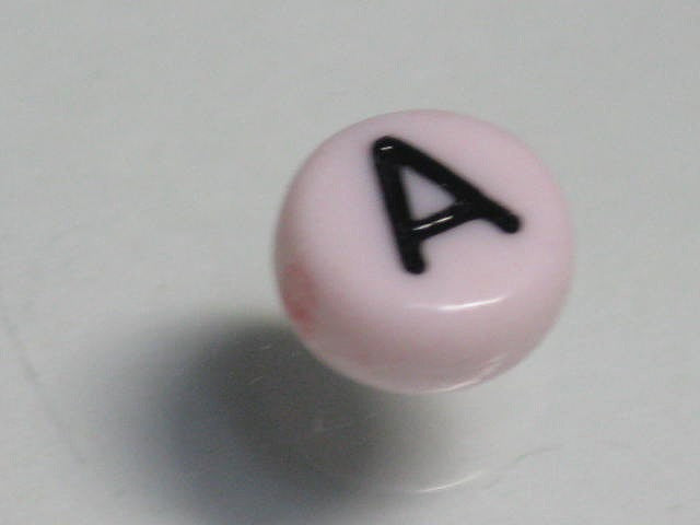 TOKO-BEADS P009-4-A Alphabet (A) 7mm P009-4-A アルファベット（A） 7mm Asian bead & African bead  Handmade,Lampeork,bead,asia,india,ethnic,parts,accessory,beads とんぼ玉,ビーズ,トンボ玉,アジア,インド,エスニック,手作り,パーツ,アクセサリー