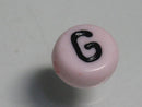 TOKO-BEADS P009-4-G Alphabet (G) 7mm P009-4-G アルファベット（G） 7mm Asian bead & African bead  Handmade,Lampeork,bead,asia,india,ethnic,parts,accessory,beads とんぼ玉,ビーズ,トンボ玉,アジア,インド,エスニック,手作り,パーツ,アクセサリー