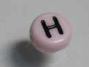 TOKO-BEADS P009-4-H Alphabet (H) 7mm P009-4-H アルファベット（H） 7mm Asian bead & African bead  Handmade,Lampeork,bead,asia,india,ethnic,parts,accessory,beads とんぼ玉,ビーズ,トンボ玉,アジア,インド,エスニック,手作り,パーツ,アクセサリー