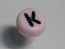 TOKO-BEADS P009-4-K Alphabet (K) 7mm P009-4-K アルファベット（K） 7mm Asian bead & African bead  Handmade,Lampeork,bead,asia,india,ethnic,parts,accessory,beads とんぼ玉,ビーズ,トンボ玉,アジア,インド,エスニック,手作り,パーツ,アクセサリー