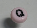 TOKO-BEADS P009-4-Q Alphabet (Q) 7mm P009-4-Q アルファベット（Q） 7mm Asian bead & African bead  Handmade,Lampeork,bead,asia,india,ethnic,parts,accessory,beads とんぼ玉,ビーズ,トンボ玉,アジア,インド,エスニック,手作り,パーツ,アクセサリー