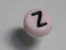TOKO-BEADS P009-4-Z Alphabet (Z) 7mm P009-4-Z アルファベット（Z） 7mm Asian bead & African bead  Handmade,Lampeork,bead,asia,india,ethnic,parts,accessory,beads とんぼ玉,ビーズ,トンボ玉,アジア,インド,エスニック,手作り,パーツ,アクセサリー