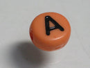TOKO-BEADS P009-5-A Alphabet (A) 7mm P009-5-A アルファベット（A） 7mm Asian bead & African bead  Handmade,Lampeork,bead,asia,india,ethnic,parts,accessory,beads とんぼ玉,ビーズ,トンボ玉,アジア,インド,エスニック,手作り,パーツ,アクセサリー