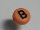 TOKO-BEADS P009-5-B Alphabet (B) 7mm P009-5-B アルファベット（B） 7mm Asian bead & African bead  Handmade,Lampeork,bead,asia,india,ethnic,parts,accessory,beads とんぼ玉,ビーズ,トンボ玉,アジア,インド,エスニック,手作り,パーツ,アクセサリー