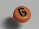 TOKO-BEADS P009-5-G Alphabet (G) 7mm P009-5-G アルファベット（G） 7mm Asian bead & African bead  Handmade,Lampeork,bead,asia,india,ethnic,parts,accessory,beads とんぼ玉,ビーズ,トンボ玉,アジア,インド,エスニック,手作り,パーツ,アクセサリー