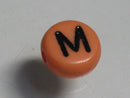 TOKO-BEADS P009-5-M Alphabet (M) 7mm P009-5-M アルファベット（M） 7mm Asian bead & African bead  Handmade,Lampeork,bead,asia,india,ethnic,parts,accessory,beads とんぼ玉,ビーズ,トンボ玉,アジア,インド,エスニック,手作り,パーツ,アクセサリー