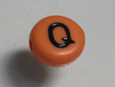 TOKO-BEADS P009-5-Q Alphabet (Q) 7mm P009-5-Q アルファベット（Q） 7mm Asian bead & African bead  Handmade,Lampeork,bead,asia,india,ethnic,parts,accessory,beads とんぼ玉,ビーズ,トンボ玉,アジア,インド,エスニック,手作り,パーツ,アクセサリー