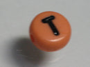 TOKO-BEADS P009-5-T Alphabet (T) 7mm P009-5-T アルファベット（T） 7mm Asian bead & African bead  Handmade,Lampeork,bead,asia,india,ethnic,parts,accessory,beads とんぼ玉,ビーズ,トンボ玉,アジア,インド,エスニック,手作り,パーツ,アクセサリー