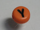 TOKO-BEADS P009-5-Y Alphabet (Y) 7mm P009-5-Y アルファベット（Y） 7mm Asian bead & African bead  Handmade,Lampeork,bead,asia,india,ethnic,parts,accessory,beads とんぼ玉,ビーズ,トンボ玉,アジア,インド,エスニック,手作り,パーツ,アクセサリー