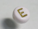 TOKO-BEADS P010-1-E Alphabet (E) 7mm P010-1-E アルファベット（E） 7mm Asian bead & African bead  Handmade,Lampeork,bead,asia,india,ethnic,parts,accessory,beads とんぼ玉,ビーズ,トンボ玉,アジア,インド,エスニック,手作り,パーツ,アクセサリー