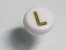 TOKO-BEADS P010-1-L Alphabet (L) 7mm P010-1-L アルファベット（L） 7mm Asian bead & African bead  Handmade,Lampeork,bead,asia,india,ethnic,parts,accessory,beads とんぼ玉,ビーズ,トンボ玉,アジア,インド,エスニック,手作り,パーツ,アクセサリー