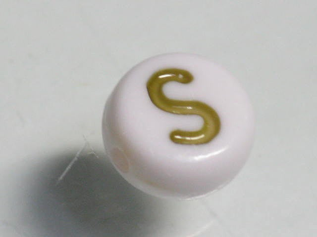 TOKO-BEADS P010-1-S Alphabet (S) 7mm P010-1-S アルファベット（S） 7mm Asian bead & African bead  Handmade,Lampeork,bead,asia,india,ethnic,parts,accessory,beads とんぼ玉,ビーズ,トンボ玉,アジア,インド,エスニック,手作り,パーツ,アクセサリー