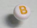 TOKO-BEADS P010-3-B Alphabet (B) 7mm P010-3-B アルファベット（B） 7mm Asian bead & African bead  Handmade,Lampeork,bead,asia,india,ethnic,parts,accessory,beads とんぼ玉,ビーズ,トンボ玉,アジア,インド,エスニック,手作り,パーツ,アクセサリー