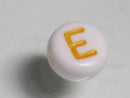 TOKO-BEADS P010-3-E Alphabet (E) 7mm P010-3-E アルファベット（E） 7mm Asian bead & African bead  Handmade,Lampeork,bead,asia,india,ethnic,parts,accessory,beads とんぼ玉,ビーズ,トンボ玉,アジア,インド,エスニック,手作り,パーツ,アクセサリー