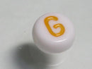 TOKO-BEADS P010-3-G Alphabet (G) 7mm P010-3-G アルファベット（G） 7mm Asian bead & African bead  Handmade,Lampeork,bead,asia,india,ethnic,parts,accessory,beads とんぼ玉,ビーズ,トンボ玉,アジア,インド,エスニック,手作り,パーツ,アクセサリー