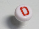 TOKO-BEADS P010-4-D Alphabet (D) 7mm P010-4-D アルファベット（D） 7mm Asian bead & African bead  Handmade,Lampeork,bead,asia,india,ethnic,parts,accessory,beads とんぼ玉,ビーズ,トンボ玉,アジア,インド,エスニック,手作り,パーツ,アクセサリー