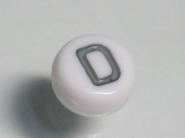 TOKO-BEADS P010-5-D Alphabet (D) 7mm P010-5-D アルファベット（D） 7mm Asian bead & African bead  Handmade,Lampeork,bead,asia,india,ethnic,parts,accessory,beads とんぼ玉,ビーズ,トンボ玉,アジア,インド,エスニック,手作り,パーツ,アクセサリー