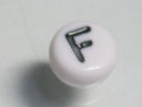 TOKO-BEADS P010-5-F Alphabet (F) 7mm P010-5-F アルファベット（F） 7mm Asian bead & African bead  Handmade,Lampeork,bead,asia,india,ethnic,parts,accessory,beads とんぼ玉,ビーズ,トンボ玉,アジア,インド,エスニック,手作り,パーツ,アクセサリー