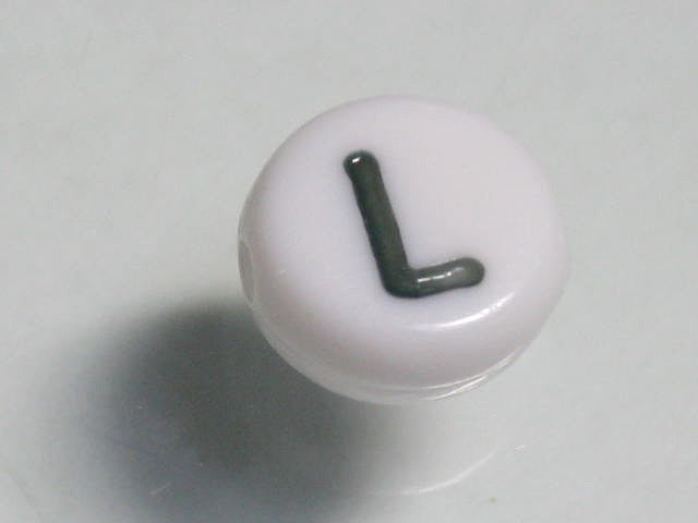 TOKO-BEADS P010-5-L Alphabet (L) 7mm P010-5-L アルファベット（L） 7mm Asian bead & African bead  Handmade,Lampeork,bead,asia,india,ethnic,parts,accessory,beads とんぼ玉,ビーズ,トンボ玉,アジア,インド,エスニック,手作り,パーツ,アクセサリー