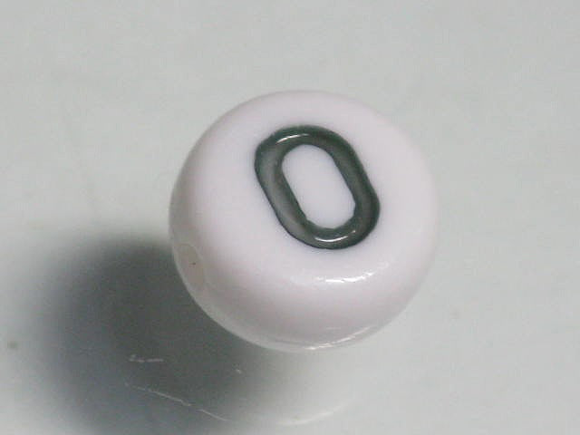 TOKO-BEADS P010-5-O Alphabet (O) 7mm P010-5-O アルファベット（O） 7mm Asian bead & African bead  Handmade,Lampeork,bead,asia,india,ethnic,parts,accessory,beads とんぼ玉,ビーズ,トンボ玉,アジア,インド,エスニック,手作り,パーツ,アクセサリー
