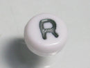 TOKO-BEADS P010-5-R Alphabet (R) 7mm P010-5-R アルファベット（R） 7mm Asian bead & African bead  Handmade,Lampeork,bead,asia,india,ethnic,parts,accessory,beads とんぼ玉,ビーズ,トンボ玉,アジア,インド,エスニック,手作り,パーツ,アクセサリー