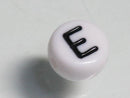 TOKO-BEADS P011-1-E Alphabet (E) 7mm P011-1-E アルファベット（E） 7mm Asian bead & African bead  Handmade,Lampeork,bead,asia,india,ethnic,parts,accessory,beads とんぼ玉,ビーズ,トンボ玉,アジア,インド,エスニック,手作り,パーツ,アクセサリー