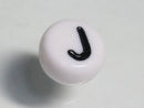 TOKO-BEADS P011-1-J Alphabet (J) 7mm P011-1-J アルファベット（J） 7mm Asian bead & African bead  Handmade,Lampeork,bead,asia,india,ethnic,parts,accessory,beads とんぼ玉,ビーズ,トンボ玉,アジア,インド,エスニック,手作り,パーツ,アクセサリー