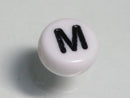 TOKO-BEADS P011-1-M Alphabet (M) 7mm P011-1-M アルファベット（M） 7mm Asian bead & African bead  Handmade,Lampeork,bead,asia,india,ethnic,parts,accessory,beads とんぼ玉,ビーズ,トンボ玉,アジア,インド,エスニック,手作り,パーツ,アクセサリー