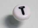 TOKO-BEADS P011-1-T Alphabet (T) 7mm P011-1-T アルファベット（T） 7mm Asian bead & African bead  Handmade,Lampeork,bead,asia,india,ethnic,parts,accessory,beads とんぼ玉,ビーズ,トンボ玉,アジア,インド,エスニック,手作り,パーツ,アクセサリー