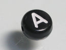 TOKO-BEADS P011-2-A Alphabet (A) 7mm P011-2-A アルファベット（A） 7mm Asian bead & African bead  Handmade,Lampeork,bead,asia,india,ethnic,parts,accessory,beads とんぼ玉,ビーズ,トンボ玉,アジア,インド,エスニック,手作り,パーツ,アクセサリー