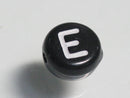 TOKO-BEADS P011-2-E Alphabet (E) 7mm P011-2-E アルファベット（E） 7mm Asian bead & African bead  Handmade,Lampeork,bead,asia,india,ethnic,parts,accessory,beads とんぼ玉,ビーズ,トンボ玉,アジア,インド,エスニック,手作り,パーツ,アクセサリー