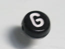 TOKO-BEADS P011-2-G Alphabet (G) 7mm P011-2-G アルファベット（G） 7mm Asian bead & African bead  Handmade,Lampeork,bead,asia,india,ethnic,parts,accessory,beads とんぼ玉,ビーズ,トンボ玉,アジア,インド,エスニック,手作り,パーツ,アクセサリー