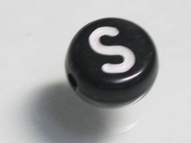 TOKO-BEADS P011-2-S Alphabet (S) 7mm P011-2-S アルファベット（S） 7mm Asian bead & African bead  Handmade,Lampeork,bead,asia,india,ethnic,parts,accessory,beads とんぼ玉,ビーズ,トンボ玉,アジア,インド,エスニック,手作り,パーツ,アクセサリー