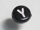 TOKO-BEADS P011-2-Y Alphabet (Y) 7mm P011-2-Y アルファベット（Y） 7mm Asian bead & African bead  Handmade,Lampeork,bead,asia,india,ethnic,parts,accessory,beads とんぼ玉,ビーズ,トンボ玉,アジア,インド,エスニック,手作り,パーツ,アクセサリー