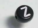 TOKO-BEADS P011-2-Z Alphabet (Z) 7mm P011-2-Z アルファベット（Z） 7mm Asian bead & African bead  Handmade,Lampeork,bead,asia,india,ethnic,parts,accessory,beads とんぼ玉,ビーズ,トンボ玉,アジア,インド,エスニック,手作り,パーツ,アクセサリー