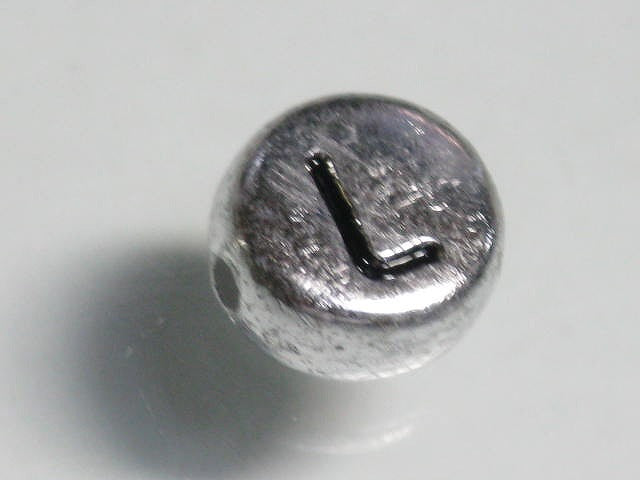 TOKO-BEADS P011-3-L Alphabet (L) 7mm P011-3-L アルファベット（L） 7mm Asian bead & African bead  Handmade,Lampeork,bead,asia,india,ethnic,parts,accessory,beads とんぼ玉,ビーズ,トンボ玉,アジア,インド,エスニック,手作り,パーツ,アクセサリー