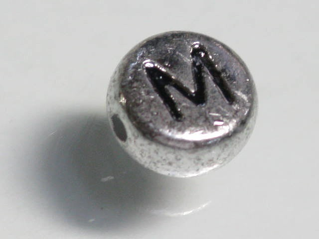 TOKO-BEADS P011-3-M Alphabet (M) 7mm P011-3-M アルファベット（M） 7mm Asian bead & African bead  Handmade,Lampeork,bead,asia,india,ethnic,parts,accessory,beads とんぼ玉,ビーズ,トンボ玉,アジア,インド,エスニック,手作り,パーツ,アクセサリー