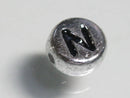 TOKO-BEADS P011-3-N Alphabet (N) 7mm P011-3-N アルファベット（N） 7mm Asian bead & African bead  Handmade,Lampeork,bead,asia,india,ethnic,parts,accessory,beads とんぼ玉,ビーズ,トンボ玉,アジア,インド,エスニック,手作り,パーツ,アクセサリー
