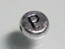 TOKO-BEADS P011-3-P Alphabet (P) 7mm P011-3-P アルファベット（P） 7mm Asian bead & African bead  Handmade,Lampeork,bead,asia,india,ethnic,parts,accessory,beads とんぼ玉,ビーズ,トンボ玉,アジア,インド,エスニック,手作り,パーツ,アクセサリー