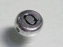 TOKO-BEADS P011-3-Q Alphabet (Q) 7mm P011-3-Q アルファベット（Q） 7mm Asian bead & African bead  Handmade,Lampeork,bead,asia,india,ethnic,parts,accessory,beads とんぼ玉,ビーズ,トンボ玉,アジア,インド,エスニック,手作り,パーツ,アクセサリー
