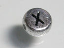 TOKO-BEADS P011-3-X Alphabet (X) 7mm P011-3-X アルファベット（X） 7mm Asian bead & African bead  Handmade,Lampeork,bead,asia,india,ethnic,parts,accessory,beads とんぼ玉,ビーズ,トンボ玉,アジア,インド,エスニック,手作り,パーツ,アクセサリー