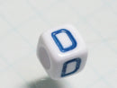 TOKO-BEADS P012-2-D Alphabet (D) 6mm P012-2-D アルファベット（D） 6mm Asian bead & African bead  Handmade,Lampeork,bead,asia,india,ethnic,parts,accessory,beads とんぼ玉,ビーズ,トンボ玉,アジア,インド,エスニック,手作り,パーツ,アクセサリー
