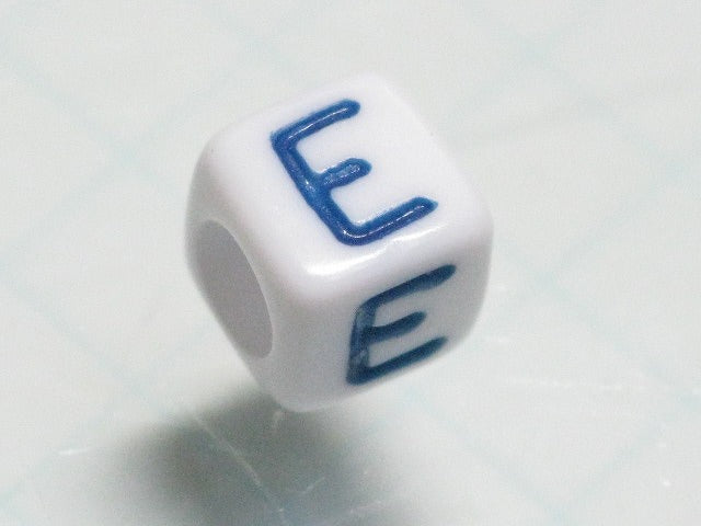 TOKO-BEADS P012-2-E Alphabet (E) 6mm P012-2-E アルファベット（E） 6mm Asian bead & African bead  Handmade,Lampeork,bead,asia,india,ethnic,parts,accessory,beads とんぼ玉,ビーズ,トンボ玉,アジア,インド,エスニック,手作り,パーツ,アクセサリー